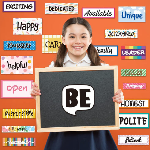 Motivational Classroom Cutouts Inspirational Quotes Bulletin Board Decorations for School Office Home Decor