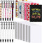 Spakon 24 Pcs Sublimation Pens and Journals Sets, Blank Heat Transfer Spiral A6 Notebooks with Sublimation Pens Bulk