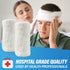 Gauze Rolls - Kerlix Cotton Bandage Rolls - 6 ply - 4 Inches X 12 feet - Extra Absorbency - Medical Quality, 6 Rolls