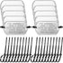 ElaraBerry 10 Pcs Blank Crab Trap Tags Stone Crab Pot Trap Sign with