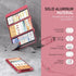 Nursing Clipboard Foldable - 3 Layers Aluminum with Cheat Charts for Students, Nurses, and Doctors