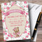 The Card Zoo Pink Roses Girls Ballerina Ballet Teddy Party Thank You Cards