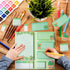 We Grow When Things are Hard Sticky Notes Set, 550 Sheets, Cute Cactus Shaped Memo Pads, Back to School Office Supplies
