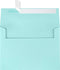 LUXPAPER A7 Invitation Envelopes, 50 Pack, Seafoam, for 5 x 7 Cards, with Peel and Press Seal