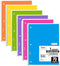 Mead Spiral Notebooks, 6 Pack, 1-Subject, College Ruled, 10-1/2" x 8”, 70 Sheets per Notebook, Assorted Colors