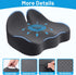 Tailbone CushZone Memory Foam Seat Cushion for Office Chair, Ergonomic Coccyx Cushion for Desk Chair, Support Pillow