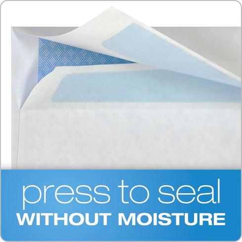 Quality Park #10 Double-Window Self-Seal Security Envelopes, 4-1/8" x 9-1/2", White, 500 Per Box
