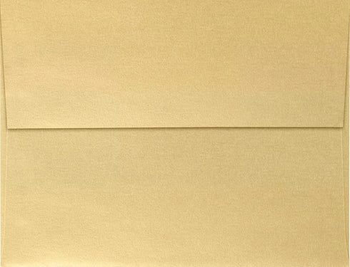LUXPaper A4 Invitation Envelopes | Peel & Press | 4 1/4" x 6 1/4" | Blonde Metallic | 80lb. Text | 50 Qty by LUXPaper