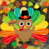 Thanksgiving Turkey Bulletin Board Decoration Set, Fall Classroom Decor School Supplies