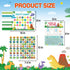 EUUBIRD 10 280 Dinosaur Potty Training Chart for Toddlers, Potty Training Sticker Charts with Reward Stickers, Potty