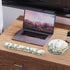 iLeadon Ergonomic Mouse Pad with Wrist Rest Set, Easy Typing & Pain Relief, Non-Slip Base for Computer Home, Eucalyptus