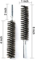 6pcs Pipe Cleaning Brush Set, Stainless Steel Bristles for Auto Parts, Bottles, Guns, Tubes, Etc. (1" 25mm)