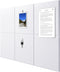 Felt Wall Tiles Bulletin Board, Large Cork Board Alternative 6 Pack 11.81”x11.81”x0.47” with Safe Removable Adhesive