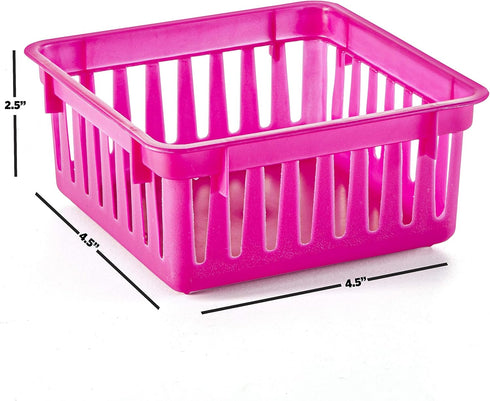 PREXTEX Classroom Storage Baskets - Crayon and Pencil Container for Classroom Organization & Desk Storage