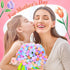 Tinlade 200 Pcs Color Changing Flower Gel Pens, 0.5mm Black Ink Cute Kawaii Ball Point Pens for Kids