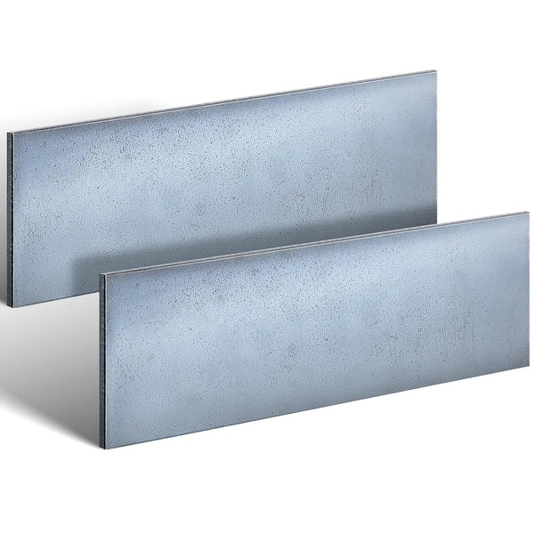 2 Pcs 1/8'' x 3'' x 12'' Hot Rolled Mild Steel Plate, Weldable Steel Flat Stock