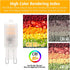 G9 Bulb 2W (20Watt Dimmable 120V 200LM 2700K White,T4 G9 Bulb 360 10Pack LED Frosted Equivalent), Not Soft Warm