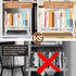 ENCIMART Tabletop Bookshelf Organizer, Adjustable Desk Shelf for Top of Desk in Living Room, Home, Office, Stainless