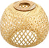 7.67 Inch UPKOCH Woven Bamboo Lamp Shade Pendant Light Cover Rustic Rattan Ceiling Lamp Shade for Home Bedroom