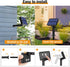 4 Pack 132FT 320LED 8 btfarm Solar String Lights Outdoor - Total Solar Fairy Lights Outside Waterproof Modes, Copper