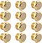 12 Pcs Pneumatic Sintered Brass Air Muffler Silencer, 1/4 NPT Male Air Silencer Fitting