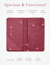 Mymazn Server Book with Zipper and Magnetic Pocket, Cute Waitress Book Server Booklet, Serving Book Fits Server Apron