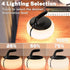 RGB Table Lamp, Cordless Rechargeable Portable Night Light, 6000mAh Battery Operated Dimmable LED Ambient Lighting
