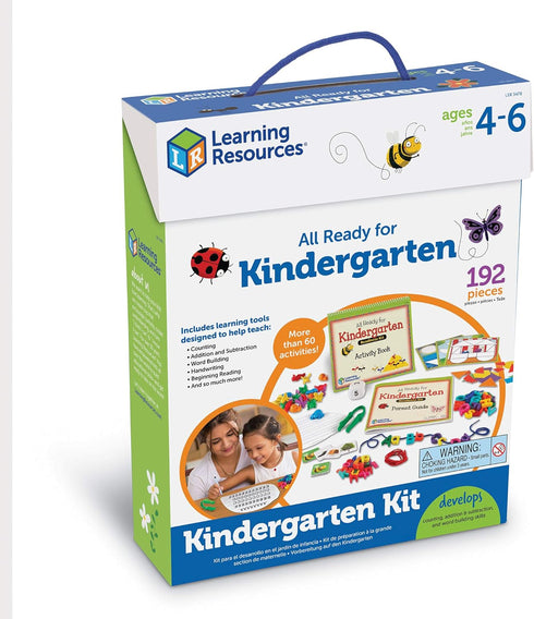 Learning Resources All Ready for Kindergarten Readiness Kit - Classroom Must Haves, Toddler Activities, Homeschool