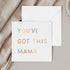 TEEMI -You've Got This Mama/New Mum Card Positivity Card New Baby Pregnancy Baby Shower Message Cards
