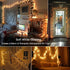 Clear Christmas Lights String | 21.63ft 100 Count Incandescent Brown Wire Lights | UL Certified for Indoor Outdoor