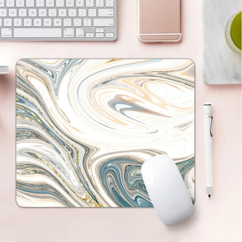 UTGYRRIK Mouse Pad, Square Mousepad, Personalized Premium-Textured, Non-Slip Rubber Base Mouse Mat, Waterproof Gaming