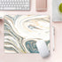 UTGYRRIK Mouse Pad, Square Mousepad, Personalized Premium-Textured, Non-Slip Rubber Base Mouse Mat, Waterproof Gaming