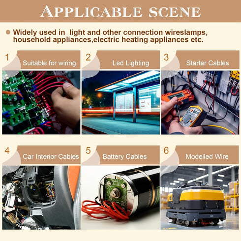 18 AWG 16.5FT PVC Electrical Wire, 2 Wire Red Black Cable for LED Strips, 12V/24V DC, Tinned Copper