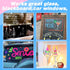 Liquid Chalk Markers Pens, 10 Metallic Colors Washable & Wet Erase for Blackboard, Glass Window, Graduation Celebration