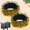 JMEXSUSS 2 Pack Solar String Lights Outdoor Waterproof, Total 66 FT 200