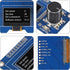 AITRIP 1PCS 1.3-inch EC11 (1.3 inch OLED Display Module with Button Rotary Encoder Interface LCD Screen for Arduino