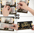 Bruislard Birthday Card Money Holder Birthday Money Envelope for Cash Gifts Surprise Black Gold Birthdays Gift Card