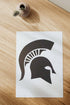 Spartan Helmet Stencil State Inspired, 11" x 8.5" for Art, Crafts & DIY Projects