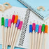 Outus Foam Pencil Cushion, Writing Aid for Kids, 150 Pcs in Random Colors and Mixed Shapes