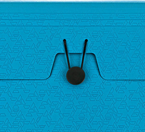 Five Star Expanding File Organizer, 6-Pocket Accordion File Organizer, Bungee Closure, Holds 11" x 8-1/2", Tidewater