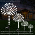 TYASDBA Outdoor,155LED 8 (2Pack) Garden Decor Solar Lights lighting modes pole light Waterproof White Solar Garden