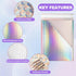 Ycxvacop 50 Pcs Metallic Bubble Mailers,With Thank You Cards and Stickers,Holographic Bubble Mailers,Self Seal Poly