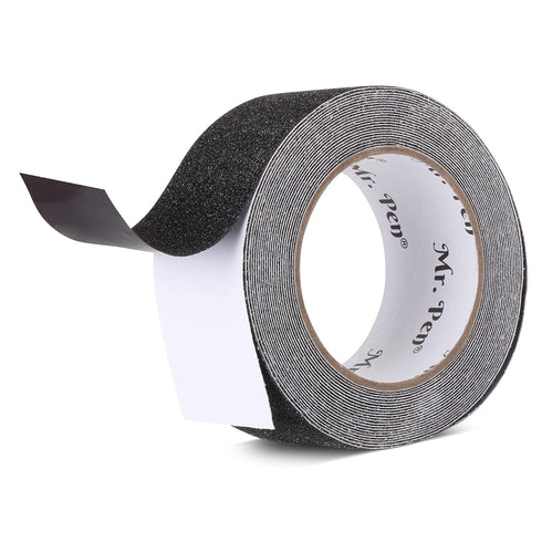 Mr. Pen Grip Tape - 2 Inch, 23 Feet Anti Slip/Non Skid Tape for Stair, Waterproof Black Grip Tape Roll