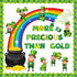Pasimy St. Patrick's Day Bulletin Board Decoration, Lucky Shamrock Cutout Border for Classroom Decor
