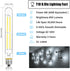 8.9IN Bulbs E26 6W 800LM 5000K T10 T9 Bulbs Dimmable, 120V 80 Bulb, 2Pack LED Light Base, Daylight White Vintage Edison
