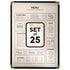 25 Restaurant Menu Covers 8.5'' x 11'', Double Stitched Single Pocket Menu