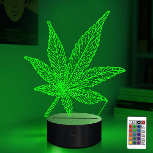 YuanDian 3D Leaf LED Light 16 Color Changing Table Light Night Light