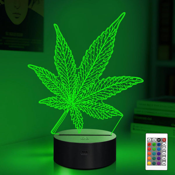 YuanDian 3D Leaf LED Light 16 Color Changing Table Light Night Light