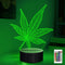 YuanDian 3D Leaf LED Light 16 Color Changing Table Light Night Light