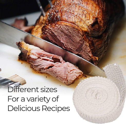 50ft 10, Summer 2.5-3.5" The Sausage Maker Meat Netting Roll Size Elastic Butchers Twine Cooking String Food Net